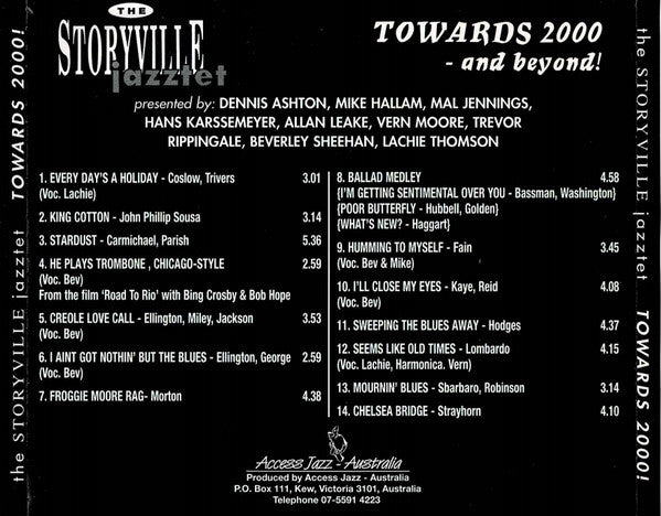 The Storyville Jazztet : Towards 2000 - And Beyond! (CD, Album)