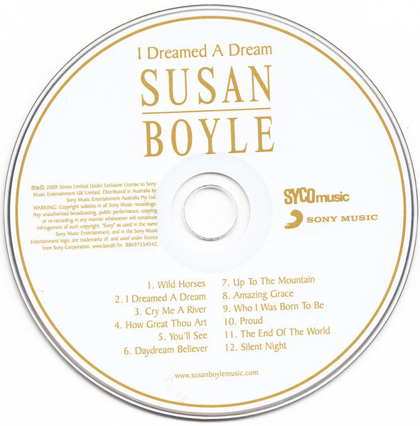 Susan Boyle : I Dreamed A Dream (CD, Album)