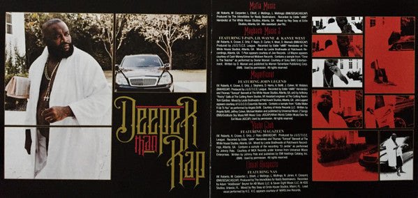 Rick Ro$$* : Deeper Than Rap (CD, Album)