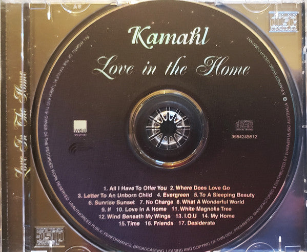 Kamahl : Love In The Home (CD, Album, Comp)