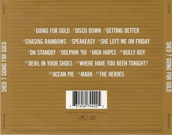 Shed 7* : Going For Gold (The Greatest Hits) (CD, Comp)