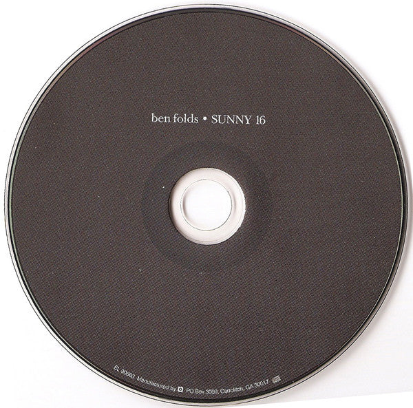 Ben Folds : Sunny 16 (CD, EP, Ltd)