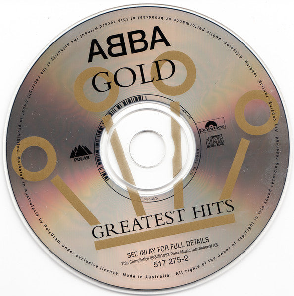 ABBA : Gold (Greatest Hits) (CD, Comp, RM, RP)