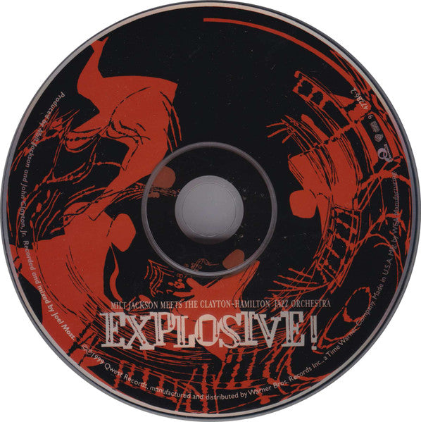 Milt Jackson Meets The Clayton-Hamilton Jazz Orchestra* : Explosive! (CD, Album, WEA)