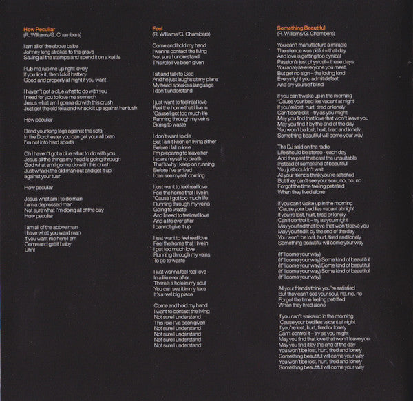 Robbie Williams : Escapology (CD, Album, Copy Prot.)
