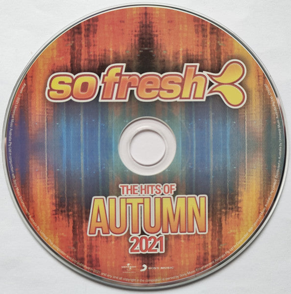 Various : So Fresh: The Hits of Autumn 2021 (CD, Comp)