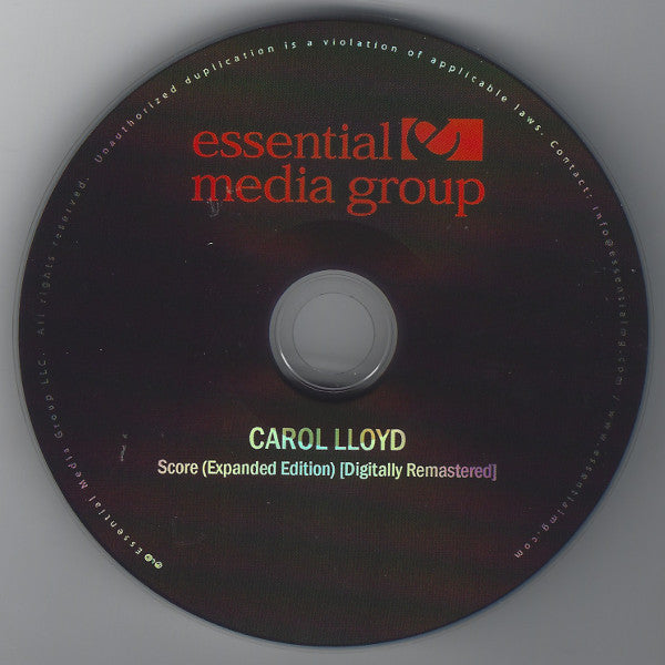 Carol Lloyd : Score (CDr, Album, RE, RM, Exp)
