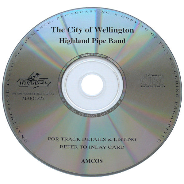 City Of Wellington Highland Pipe Band : The City Of Wellington Highland Pipe Band (CD, Album)