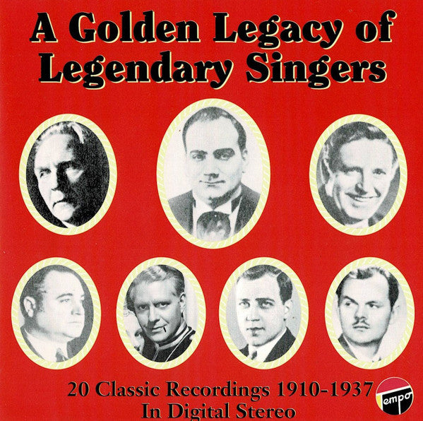 Various : Golden Legacy Of Legendary Singers (CD, Comp)