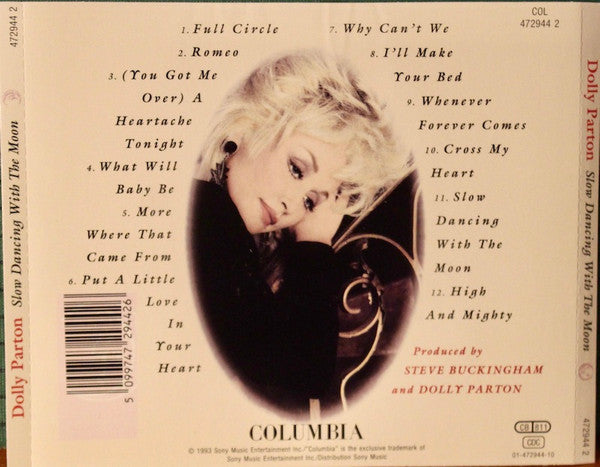 Dolly Parton : Slow Dancing With The Moon (CD, Album)