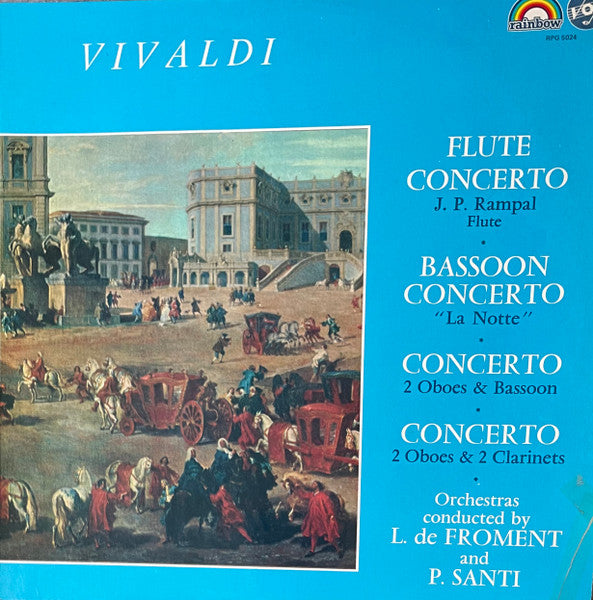 Vivaldi* : Concerti For Flute, Bassoon, 2 Oboes & Bassoon, 2 Oboes & 2 Clarinets (LP, RE)