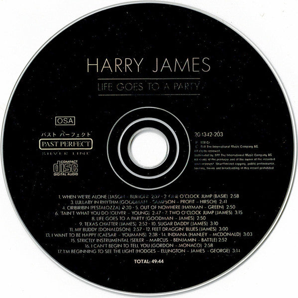 Harry James (2) : Life Goes To A Party (CD, Comp)