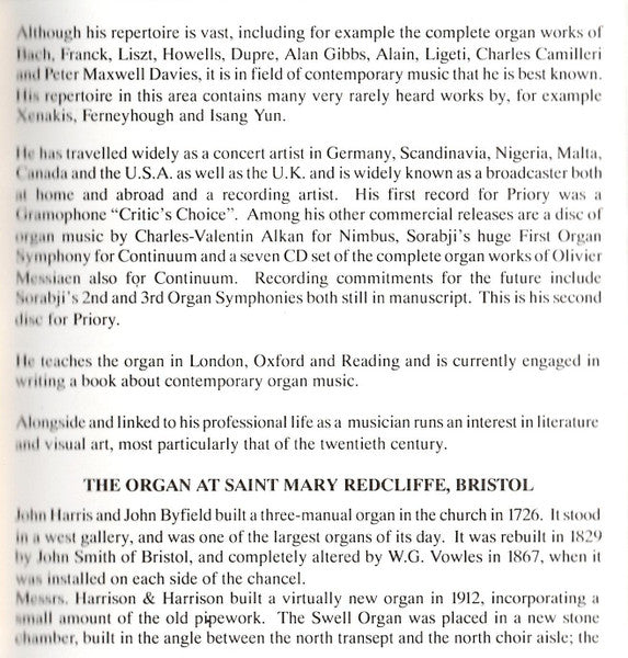 Johann Sebastian Bach, Kevin Bowyer : A Late Twentieth Century Edwardian Bach Recital (CD, Album)