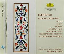 Berlin Philharmonic*, Herbert von Karajan : Beethoven: Famous Overtures (CD, Comp, RE)