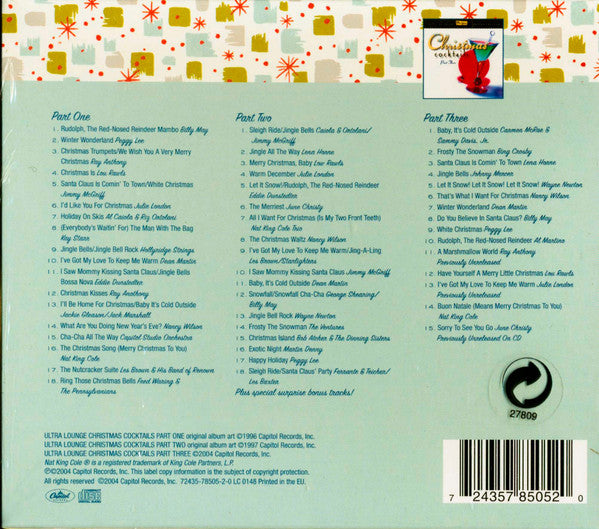 Various : Ultimate Christmas Cocktails (3xCD, Comp + Box)