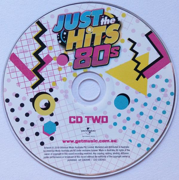 Various : Just The Hits 80's (2xCD, Comp)