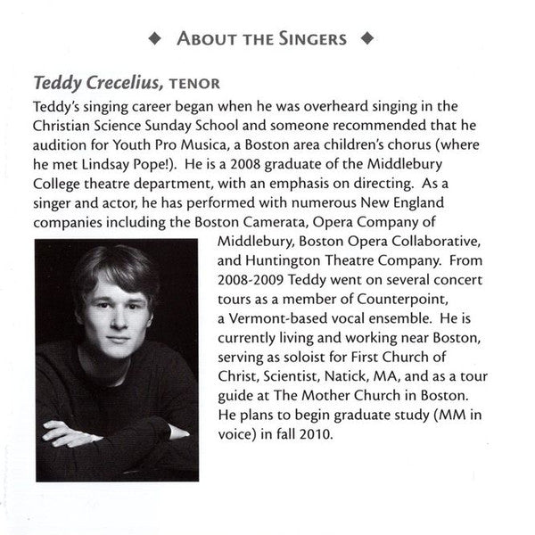 Teddy Crecelius, Adrian Dahlin, Lindsay Pope, Robin Worth Reinert : All Things New (CD)