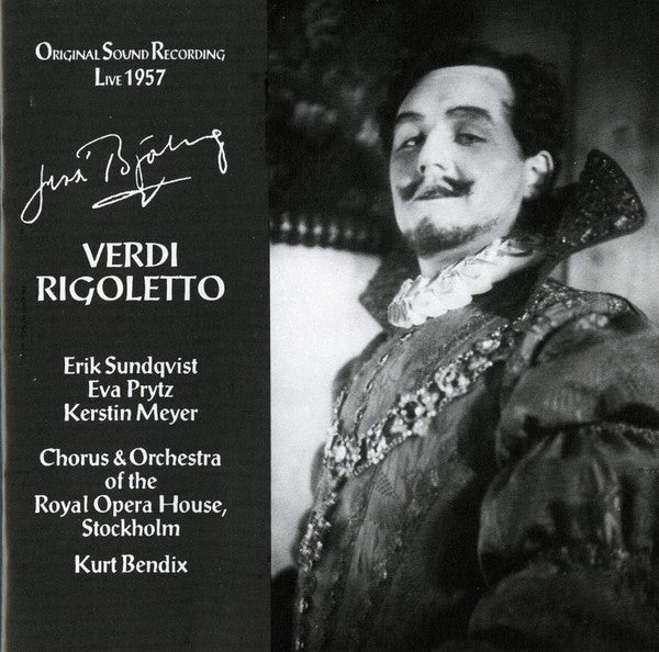 Giuseppe Verdi, Jussi Björling : Rigoletto - Original Sound Recording Live 1957 (2xCD, Album)