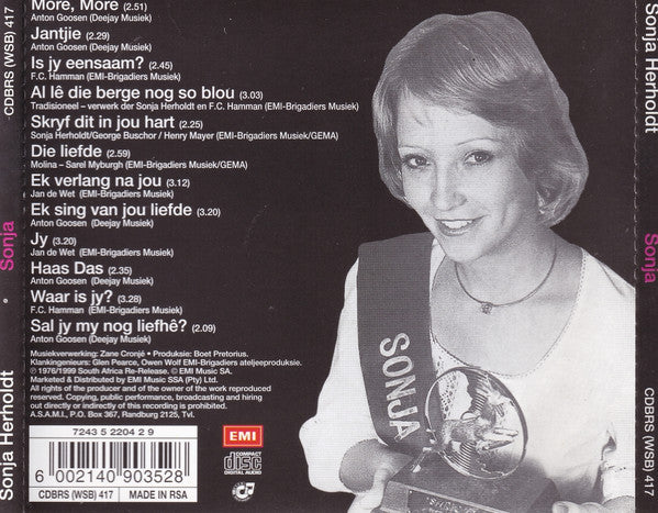 Sonja Herholdt : Sonja (CD, Album)