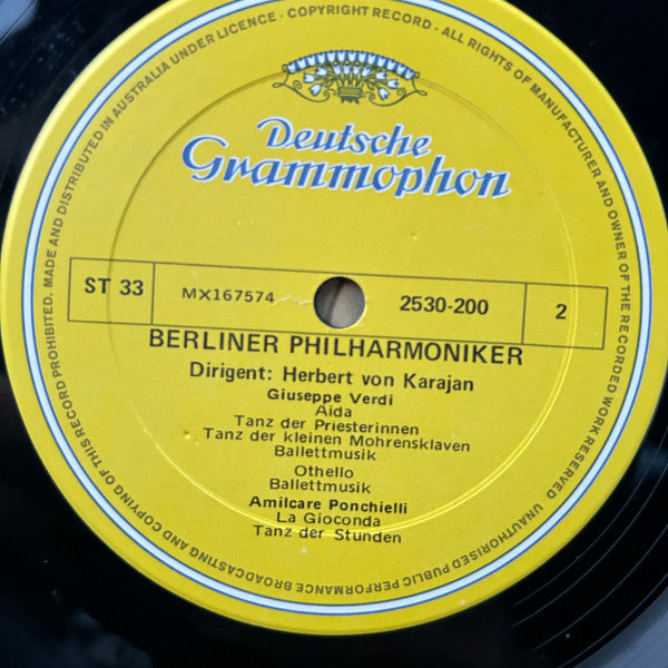 Karajan*, Berliner Philharmoniker : Opernballette - Polowetzer Tänze • Tanz Der Stunden U.a. = Polovtsian Dances • Dance Of The Hours & Others (LP, Album)