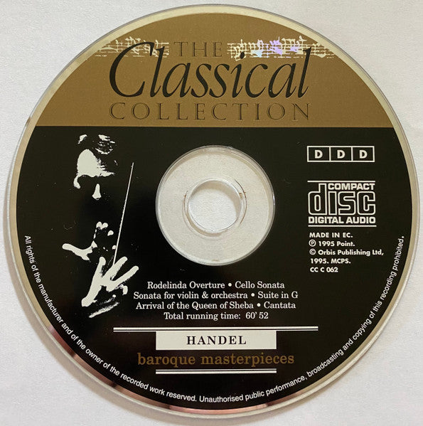 Georg Friedrich Händel : Baroque Masterpieces (CD, Comp)