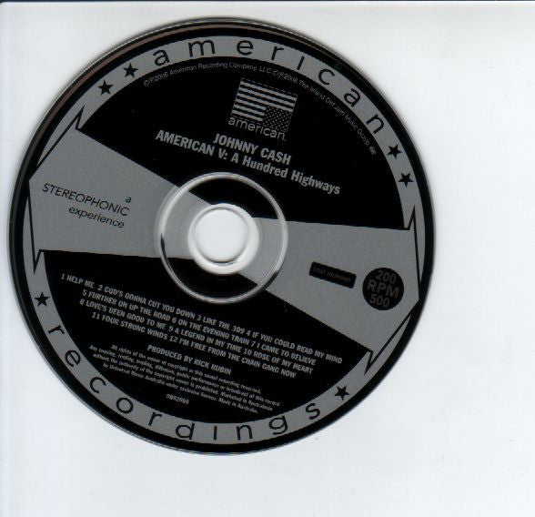 Johnny Cash : American V: A Hundred Highways (CD, Album)