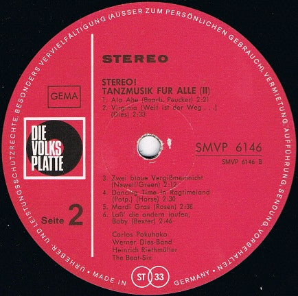 Various : Stereo! Tanzmusik Für Alle (II) (LP, Comp)