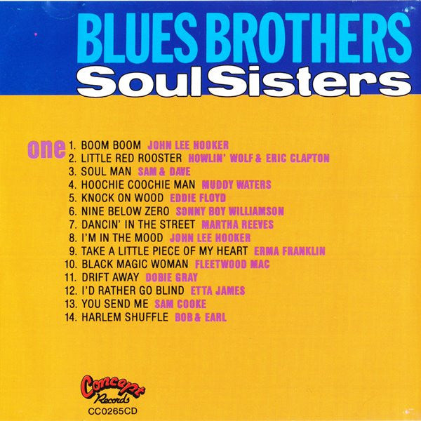 Various : Blues Brothers/Soul Sisters (2xCD, Comp)