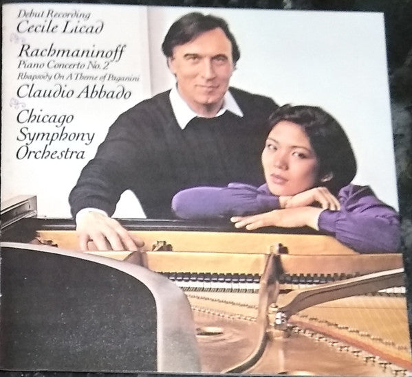 Cecile Licad, Rachmaninoff*, Claudio Abbado, Chicago Symphony Orchestra : Piano Concerto No. 2 / Rhapsody On A Theme Of Paganini (CD)