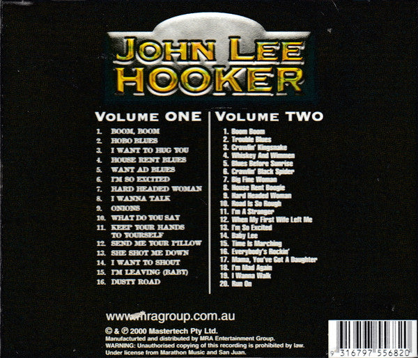 John Lee Hooker : The Best Of John Lee Hooker (2xCD, Comp)