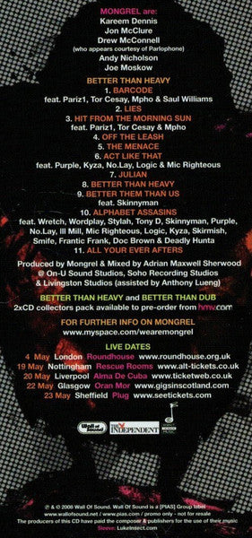 Mongrel (3) : Better Than Heavy (CD, Album, Promo)