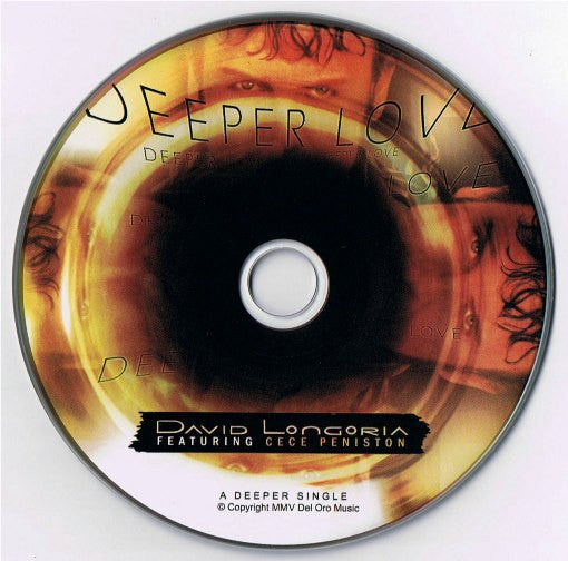 David Longoria Featuring CeCe Peniston* : Deeper Love (CD, Single)
