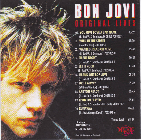 Bon Jovi : Original Lives (CD, Comp, Unofficial)
