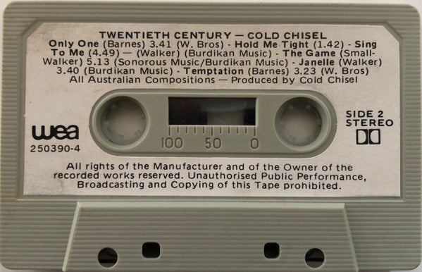 Cold Chisel : Twentieth Century (Cass, Album)