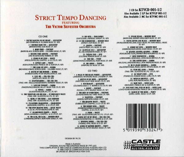The Victor Silvester Orchestra : Strict Tempo Dancing (2xCD, Comp)