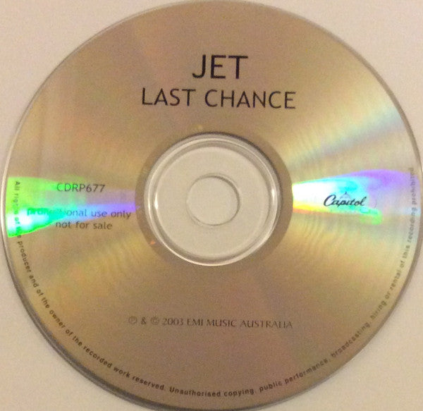 Jet (2) : Last Chance (CD, Single, Promo)