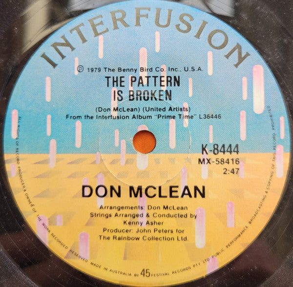 Don McLean : Your Cheating Heart (7", Single)