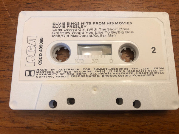 Elvis Presley : Elvis Sings Hits From His Movies (Cass, Comp)
