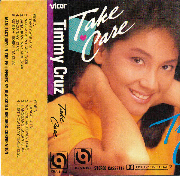 Timmy Cruz : Take Care (Cass, Album)