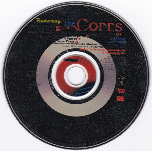 The Corrs : Runaway (CD, Single, Car)