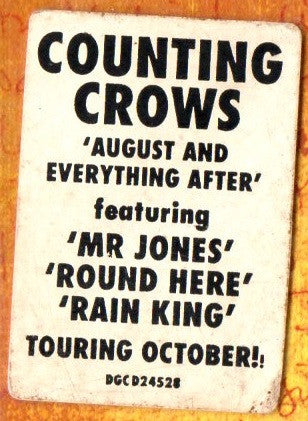 Counting Crows : August And Everything After (CD, Album)