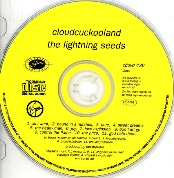 The Lightning Seeds* : Cloudcuckooland (CD, Album)