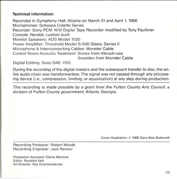 Paul Hindemith - Robert Shaw, Atlanta Symphony Orchestra & Atlanta Symphony Chorus, William Stone (3), Jan DeGaetani : When Lilacs Last In The Dooryard Bloom'd (CD)