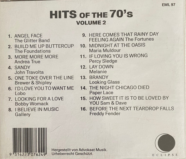 Various : Hits Of The 70's Volume 2 (CD, Comp)