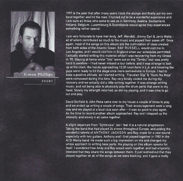 Simon Phillips : Another Lifetime (CD, Album)