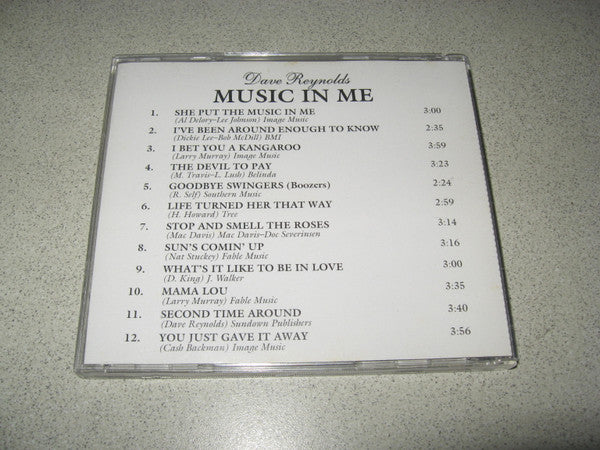 Dave Reynolds (14) : Music In Me (CD, Album)