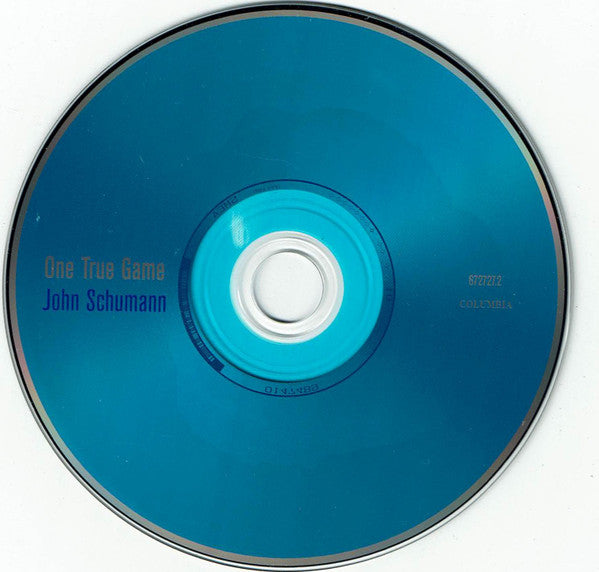 John Schumann : One True Game (CD, Single)