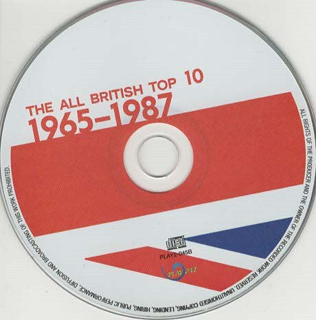 Various : The All British Top 10 1965-1987 (2xCD, Comp)
