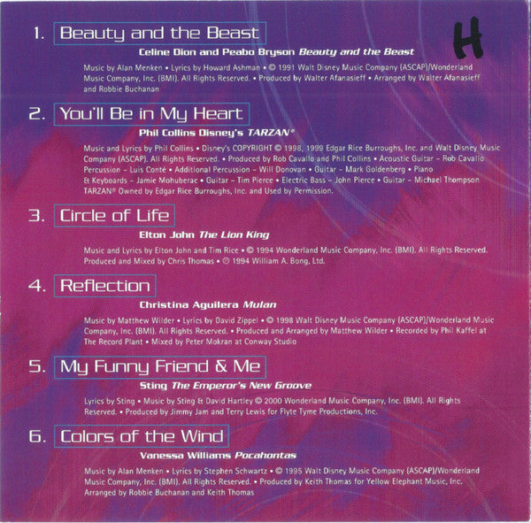 Various : Disney's Superstar Hits (CD, Comp)
