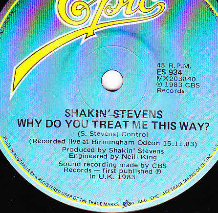 Shakin' Stevens & Bonnie Tyler : A Rockin' Good Way (7", Single)